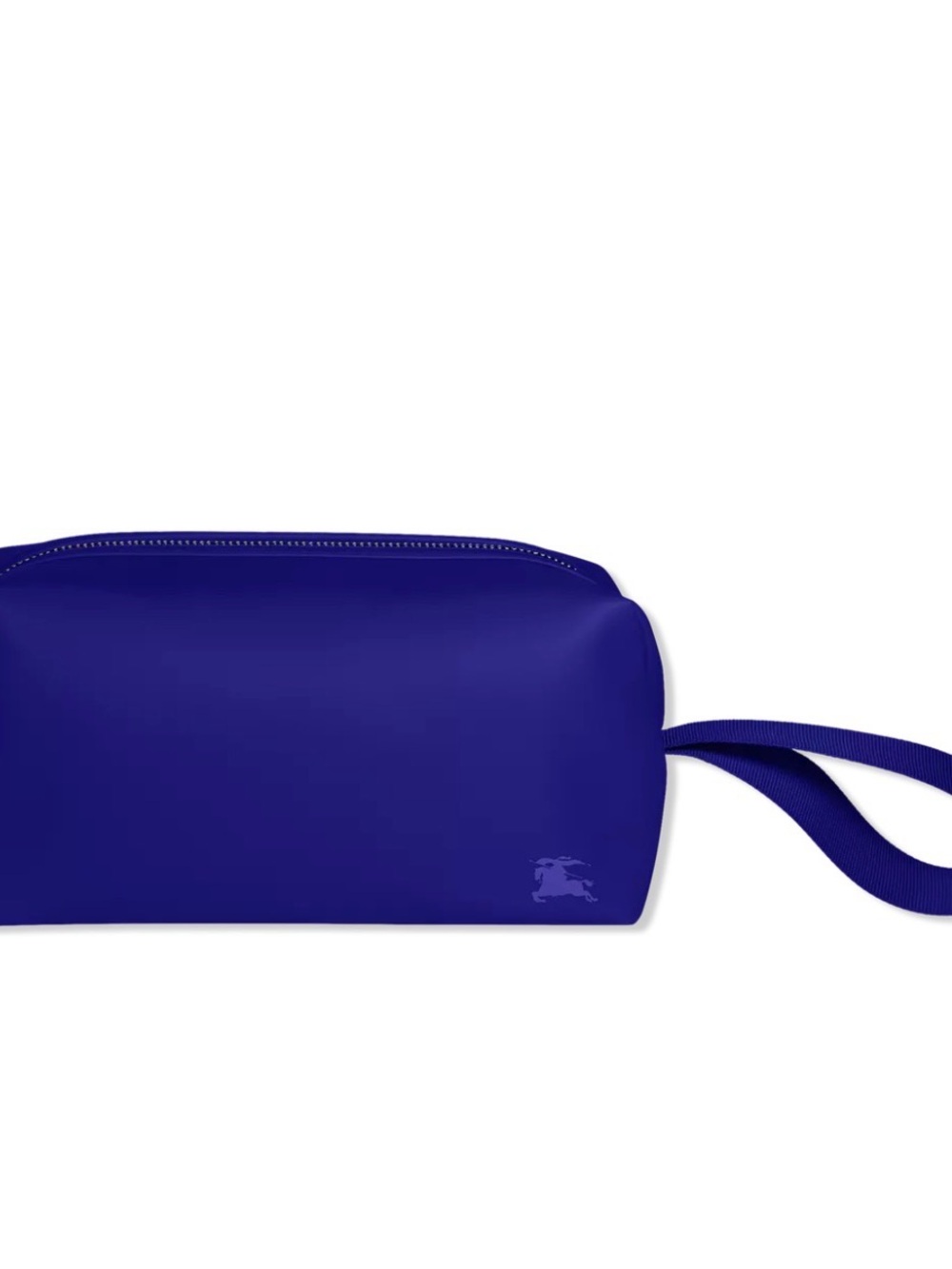Burberry Men’s Toiletry Bag Royal Blue Travel Pouch Dopp Kit Wristlet NWOT